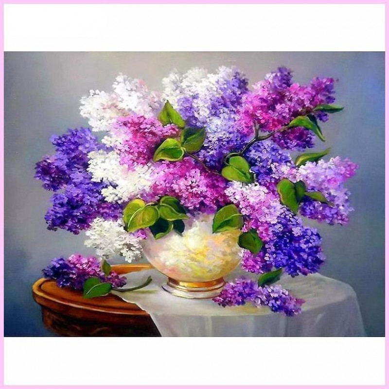Lavender Flowers in Golde...