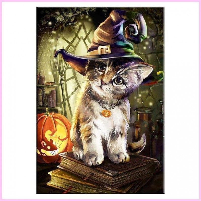 Cute Halloween Kitte...