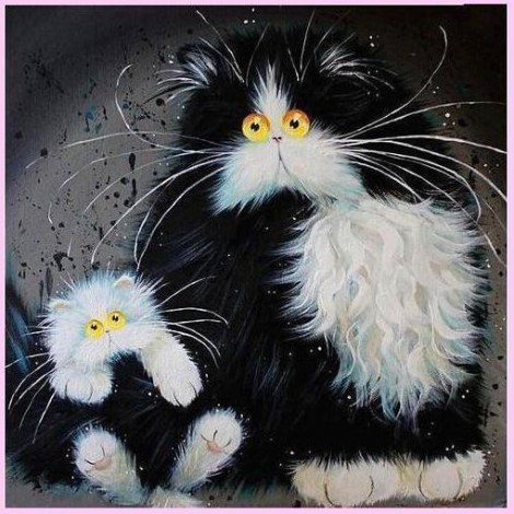 Floofy Cats Collection - Black