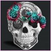 Decorative Flower Skull