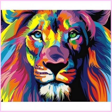 Colorful Dreams of a Lion