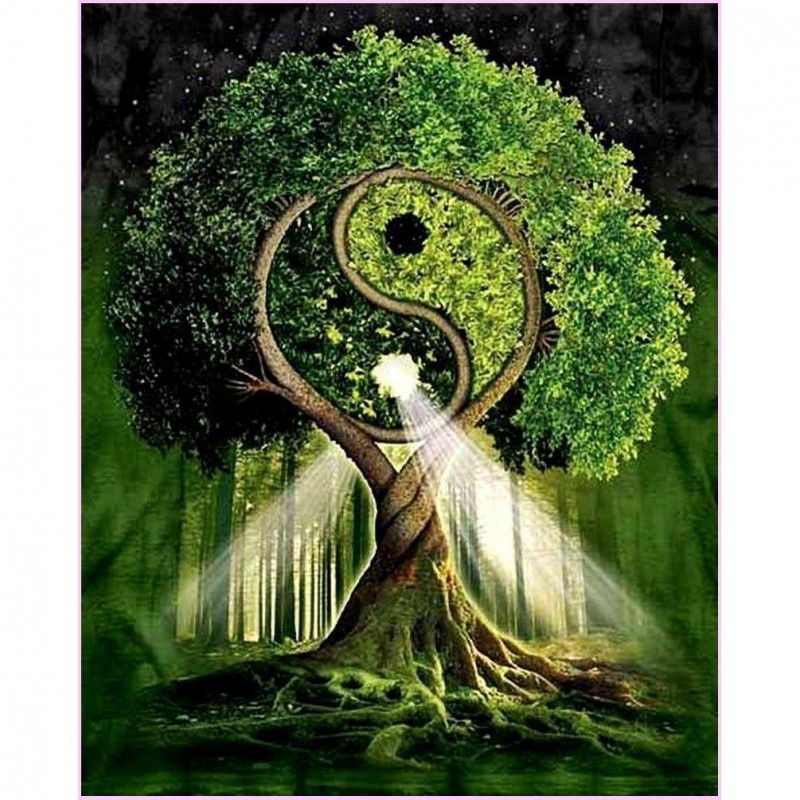 Yin Yang Cosmic Tree
