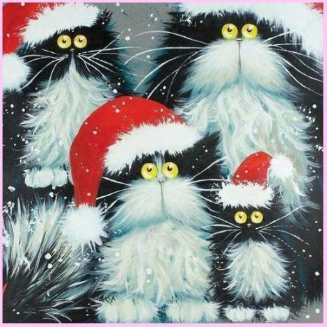 Floofy Cats Collection - Santa