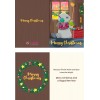 Diamond Art Christmas Cards - Bunny & Bear (4 PACK) - International