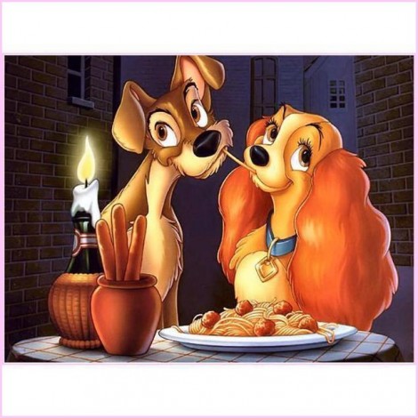 Lady and the Tramp Diamond Painting