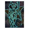 Abstract Cat - Glow in the Dark