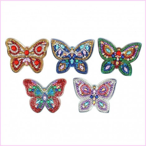 Bejeweled Butterflies 3 - Diamond Key Chains