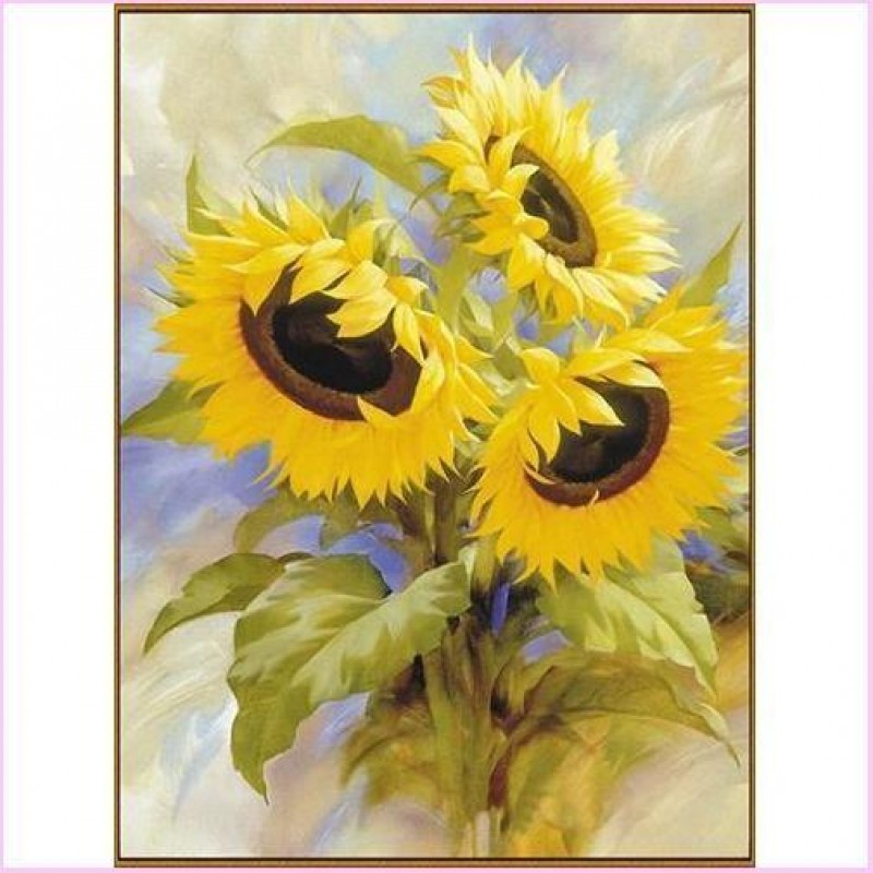 Golden Sunflowers - Start...